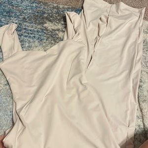 soft material shein dress cream